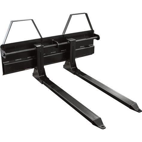 skid steer attachment wide fork lift|heavy duty skid steer forks.